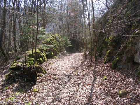 Trasse der Werksbahn