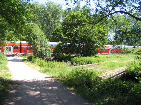 Brcke ber einen Kanal von der Breg zur Brigach