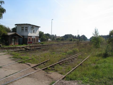 Abzweig von der Bahnlinie Wolkramshausen - Erfurt
