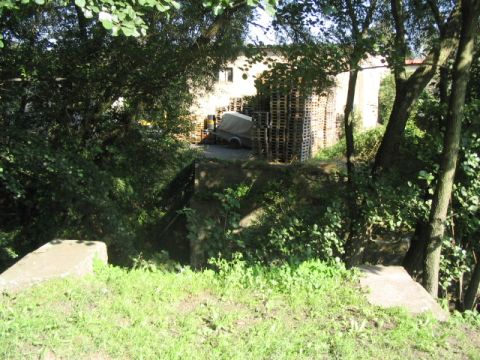 Ehemalige Br�cke �ber den Erbstrom