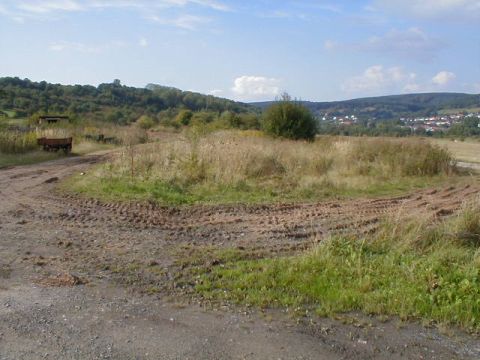 Ehemaliger Bahnbergang ber den Unterbreizbacher Weg