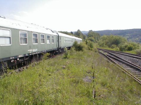 Abzweig der Strecke nach Waldkappel