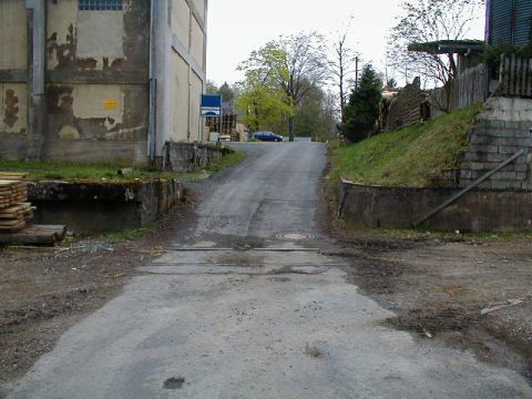 Bahnbergang ber die Henschelstrae
