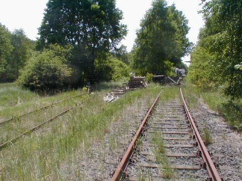Zufahrt Vereinigte Groalmeroder Thonwerke
