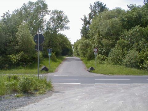 Bahnbergang ber die Siekhhenalle