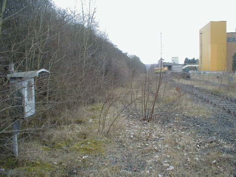 Einfahr in den Bahnhof Oberscheden