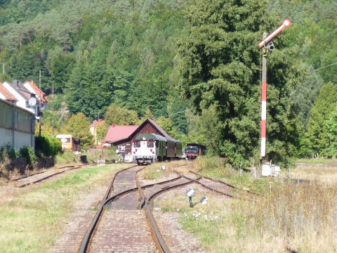 Einfahrt Bahnhof Elmstein