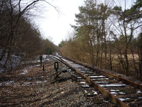 Abzweig zum Munitionslager Depot 57
