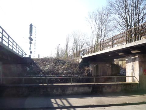 Brcke ber die Jahnallee und den Gewerbekanal