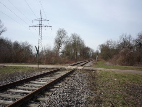 Bahnbergang ber einen Fuweg