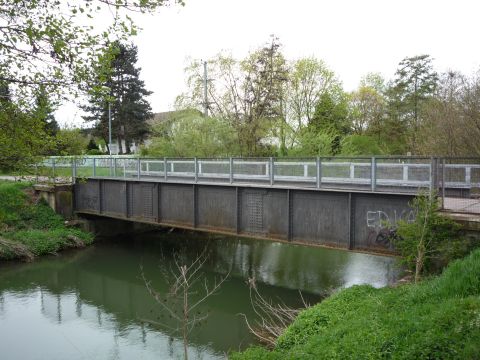 Brcke ber den Pfinz-Entlastungskanal