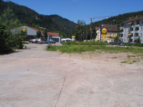 Zufahrt zum Lagerhaus Schramberg