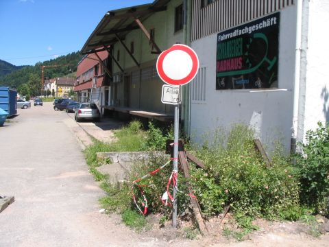 Prellbock Lagerhaus Schramberg