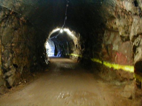 im Tunnel, Blick nach Norden