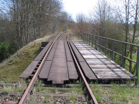 Brcke ber die Strae zum Industriegebiet von Pfullendorf