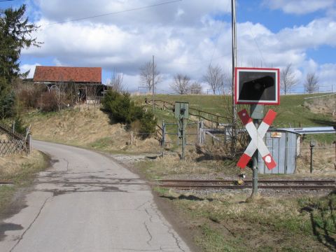 Bahnbergang bei Oberweiler