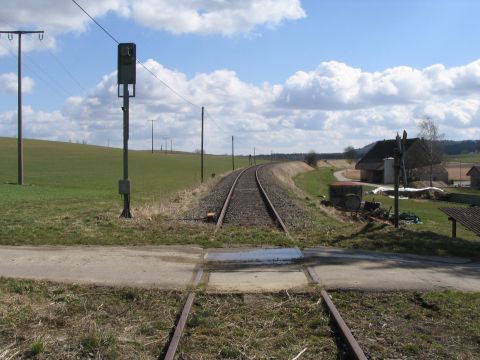 Bahnbergang bei Oberweiler