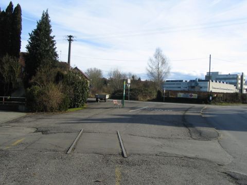 Bahn�bergang in Bechlingen