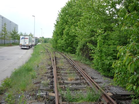 Rangiergleise C&A-Verteilzentrum