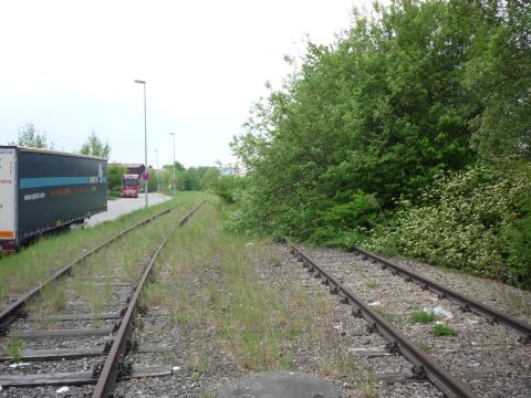 Rangiergleise C&A-Verteilzentrum