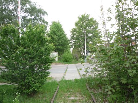 Bahnbergang ber die Bahnhofstrae