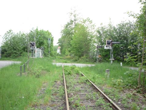 Bahnbergang ber die Strombergstrae