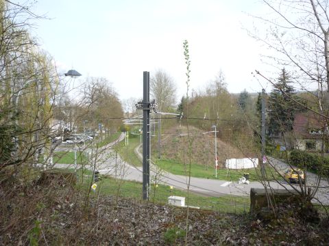 Ehemalige Brcke ber die Jgerhausstrae