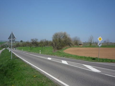 Ehemaliger Bahnbergang ber die L1100