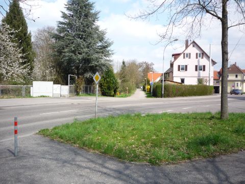 Bahnbergang ber die Horkheimerstrae