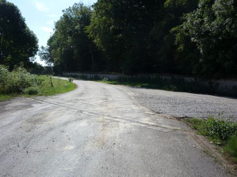 Bahnbergang bei Ludwigsruhe