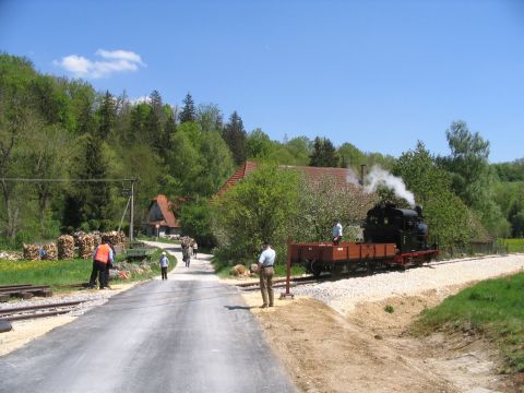 Bahnbergang bei der Sgmhle