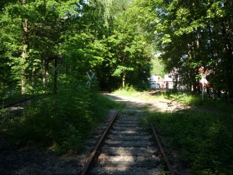 Zufahrt zur Firma Schill und Seilacher