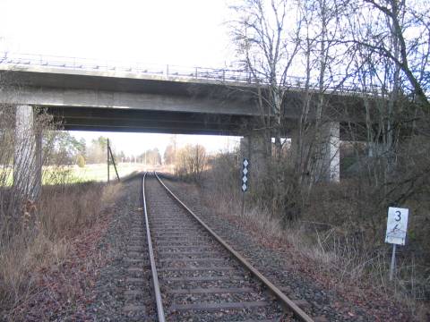 Brcke der Autobahn Ulm - Kempten