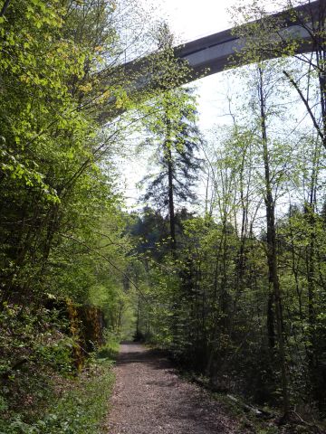 Brcke der Bundesstrae ber die Aach