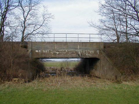 Flutbrcke auf der westlichen Werraseite