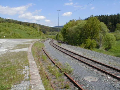 Zufahrt zum Gleisende 1