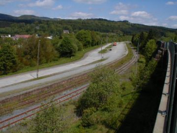 Gleisende mit Prellbock