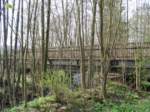 Brcke ber den schwarzen Fluss