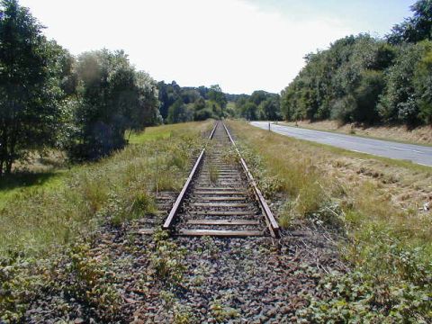 Hinter dem Prellbock