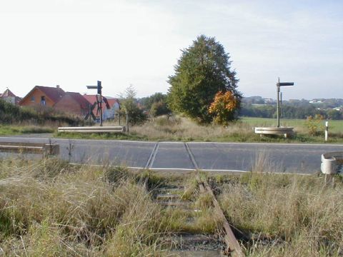 Bahnbergang ber die B 254