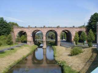 Brcke ber die Schwalm, Ostseite