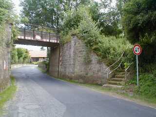Brücke mit Aufgang