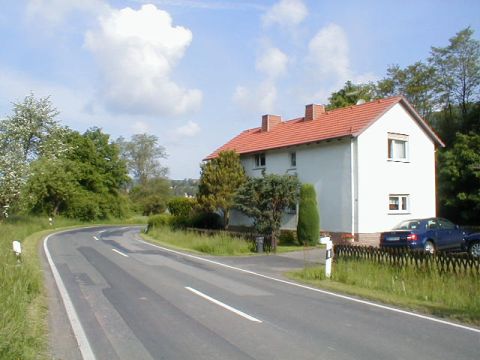 Bahnwrterhaus vor Spangenberg