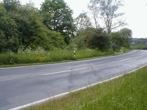 alter Bahnbergang vor Spangenberg