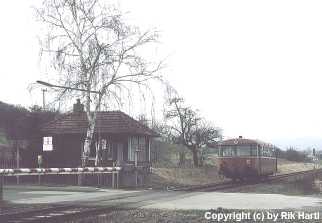 Bahnbergang zwischen Eschwege und Niederhone