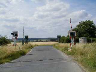 westlicher Bahnübergang Wernswig