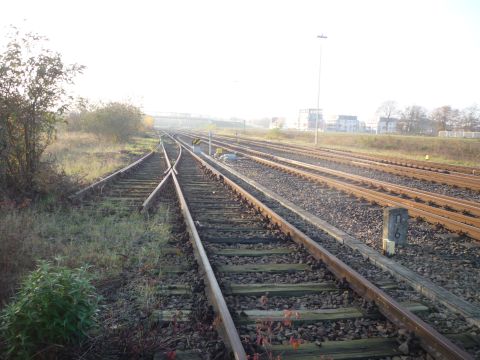 Abzweig beim Stellwerk