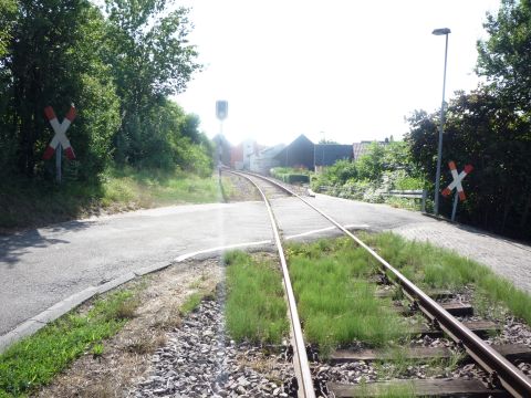Bahn�berg�nge in Obergimpern