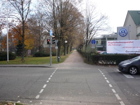 Bahnbergang ber die Jagdhausstrae
