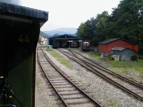 Gterbahnhof Kandern, Einfahrt